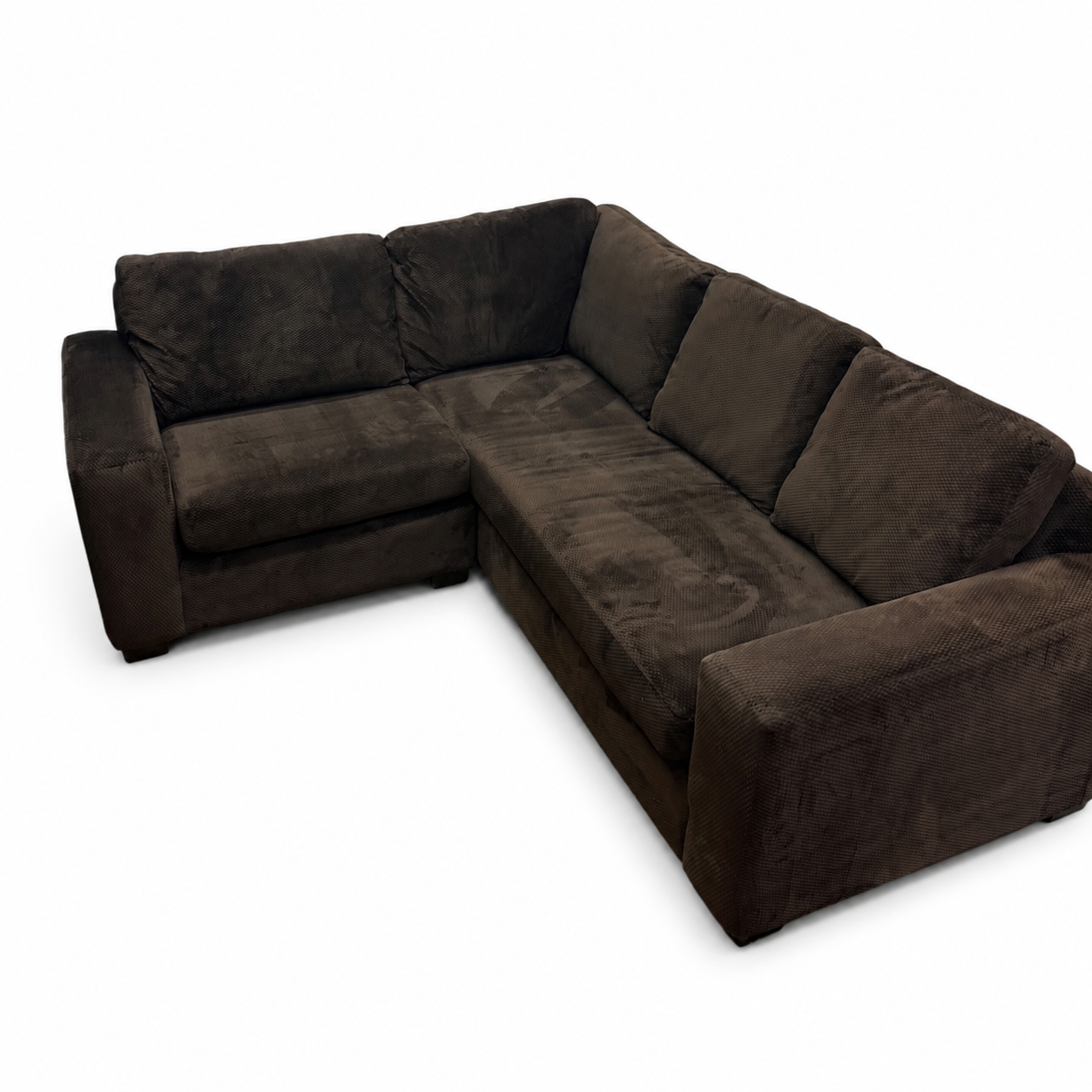 Couch Potato Dark Brown Sectional
