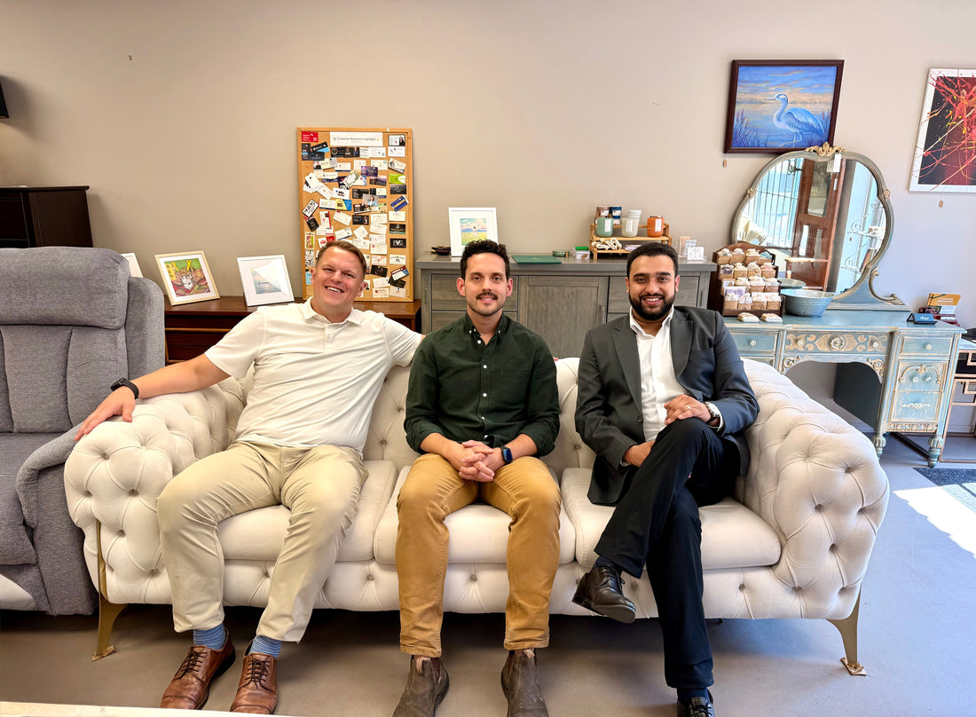 MPs Brad Vis and Sukhman Gill Visit Village Furniture in Abbotsford