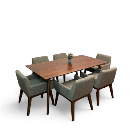 Seno Walnut Dining Set by ARTICLE
