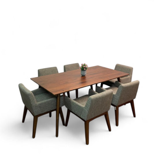 Seno Walnut Dining Set by ARTICLE