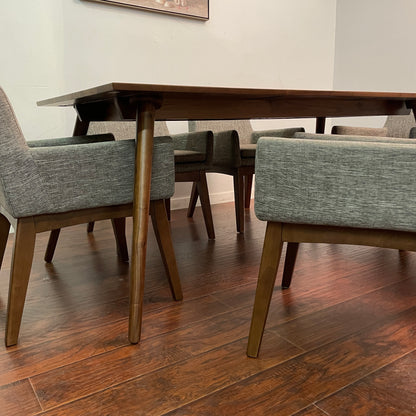 Seno Walnut Dining Set by ARTICLE