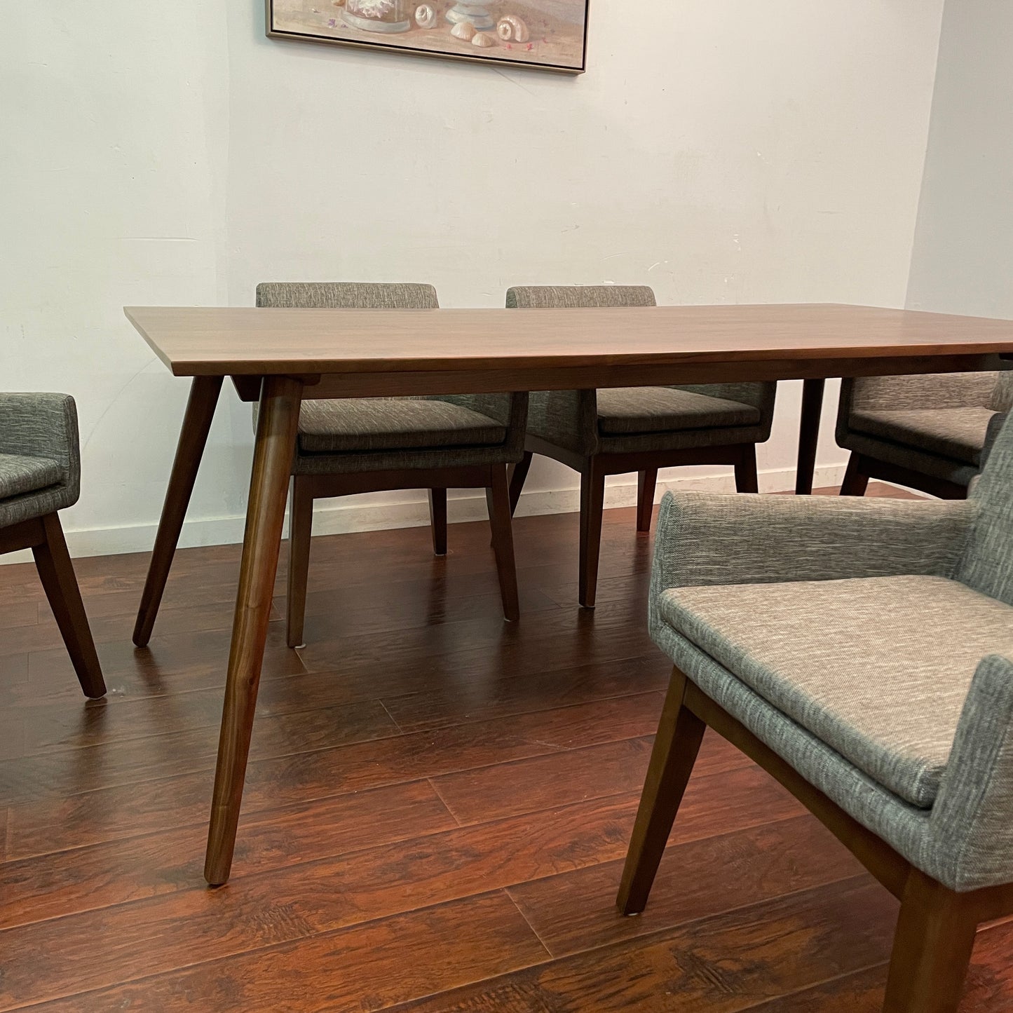 Seno Walnut Dining Set by ARTICLE