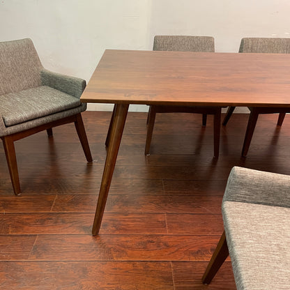 Seno Walnut Dining Set by ARTICLE