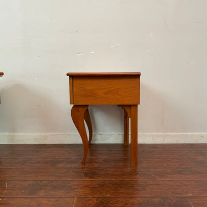 Mid-Century Modern Teak Nightstands (Pair)