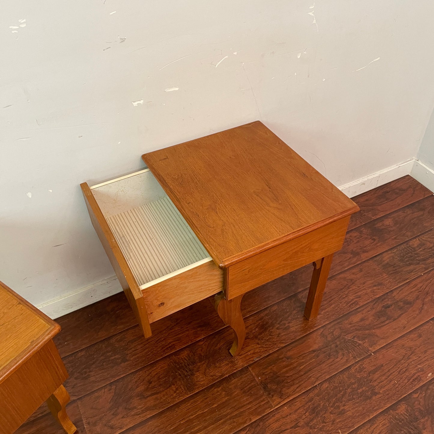 Mid-Century Modern Teak Nightstands (Pair)