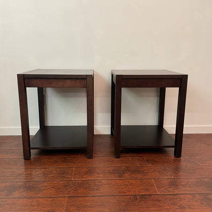 Caramel Side Tables (Pair)