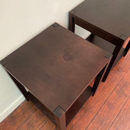 Caramel Side Tables (Pair)