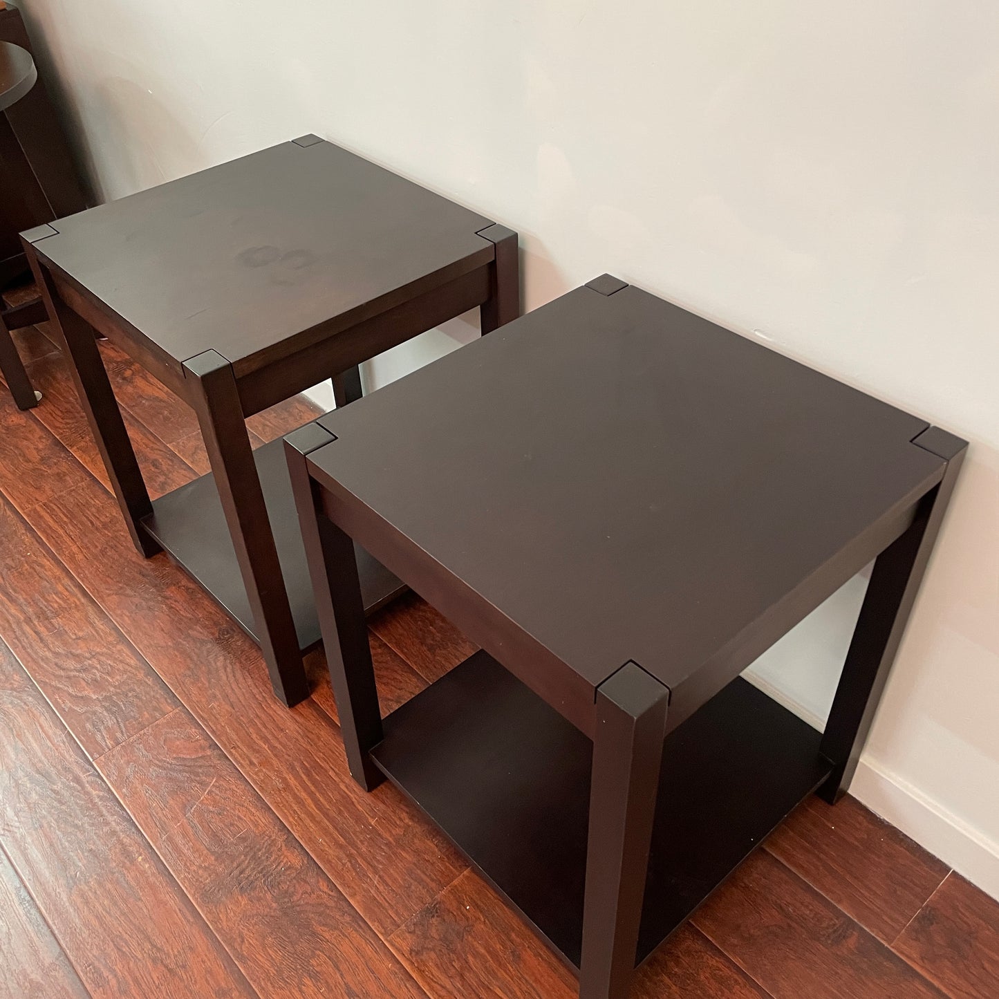 Caramel Side Tables (Pair)