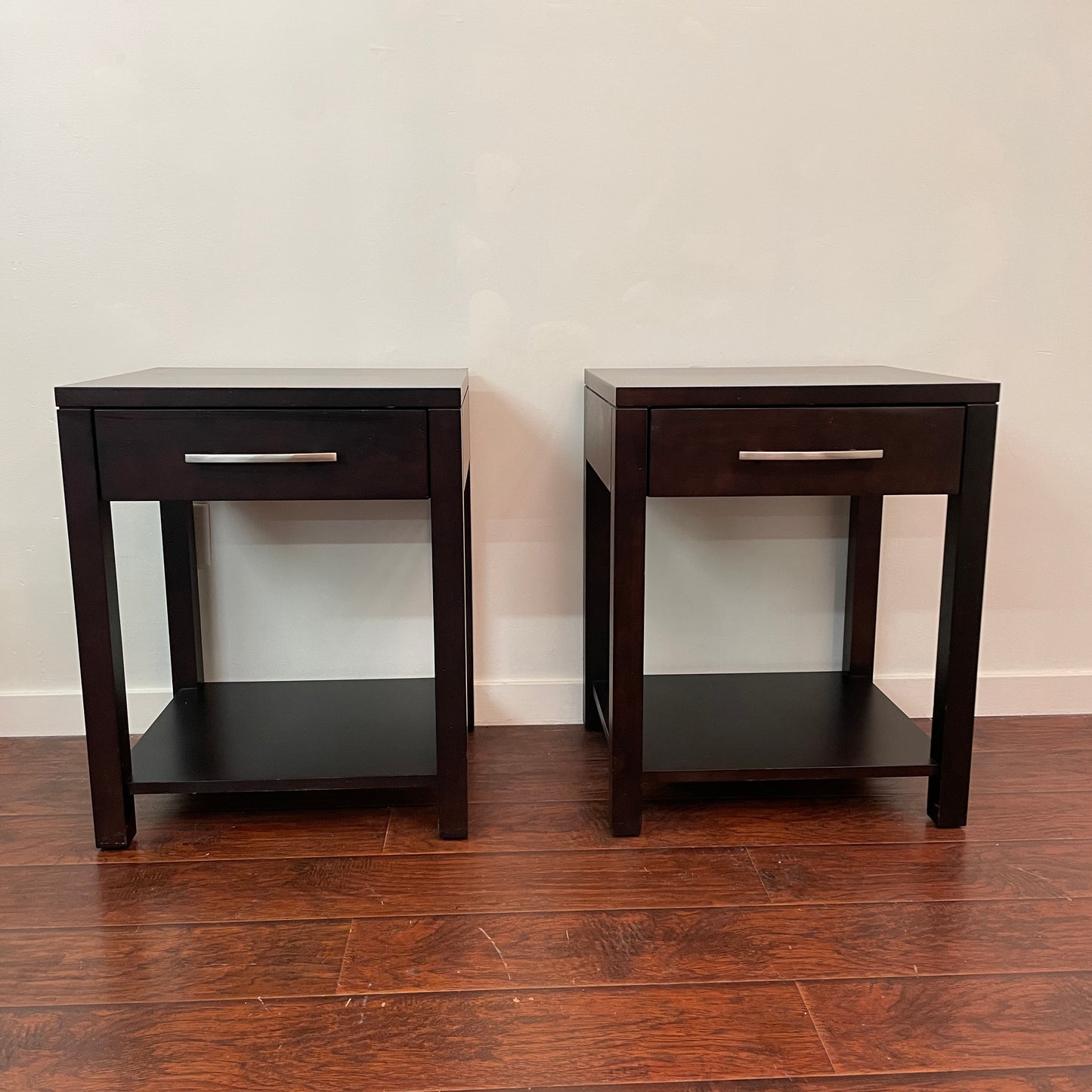 Dark Brown Canadian Nightstands (set of 2)