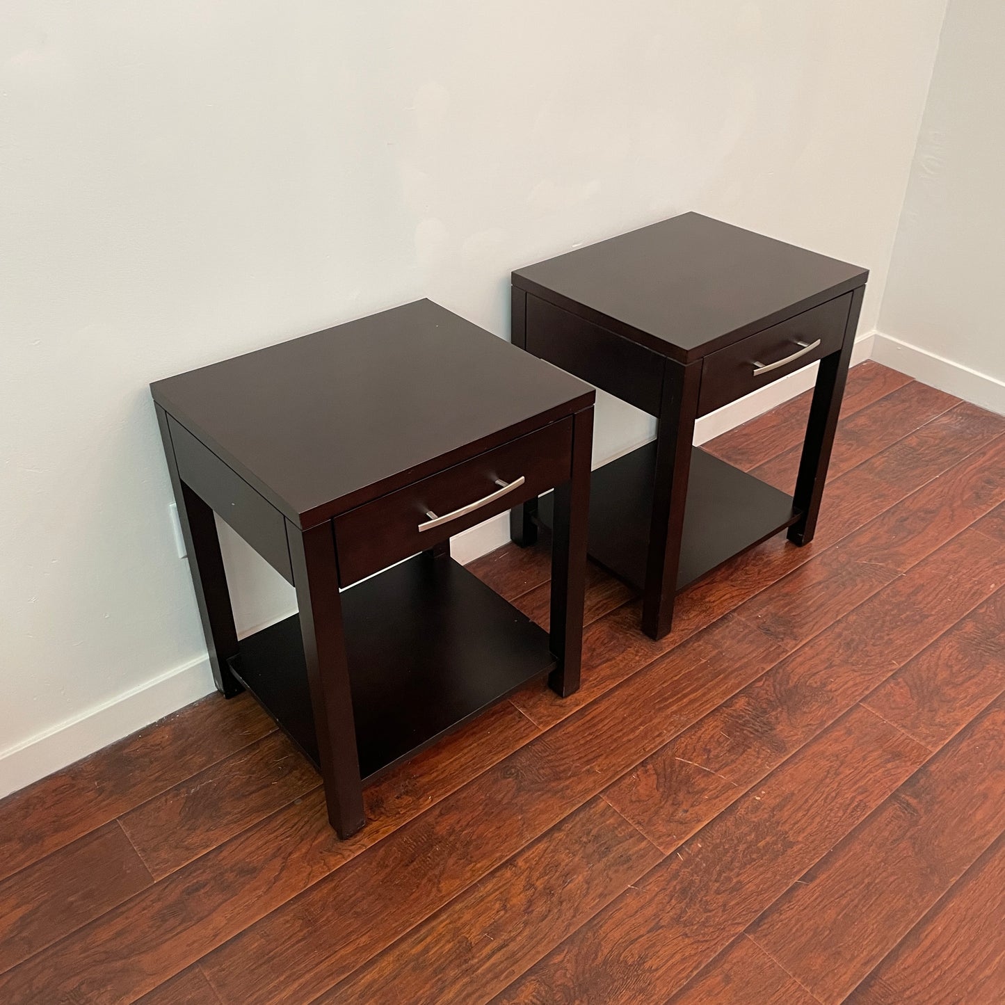 Dark Brown Canadian Nightstands (set of 2)