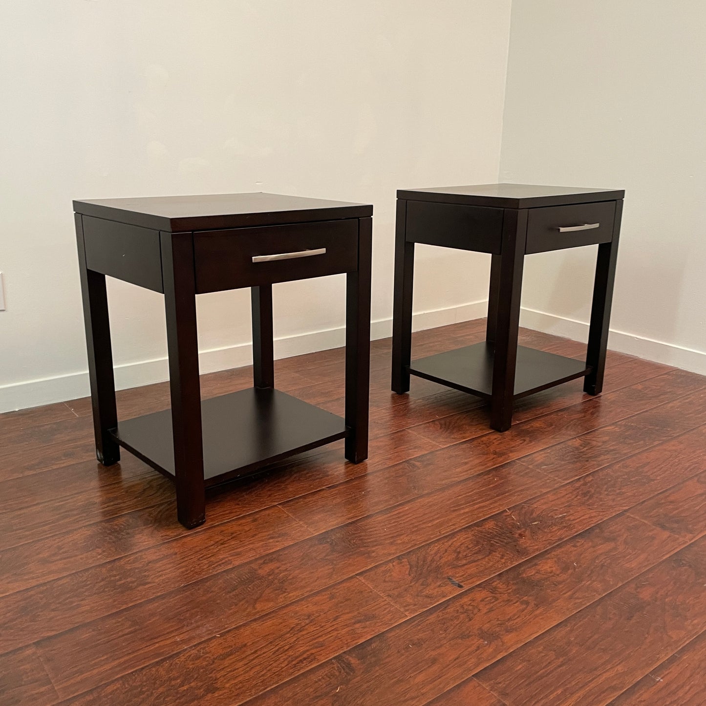 Dark Brown Canadian Nightstands (set of 2)