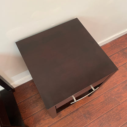 Dark Brown Canadian Nightstands (Pair)