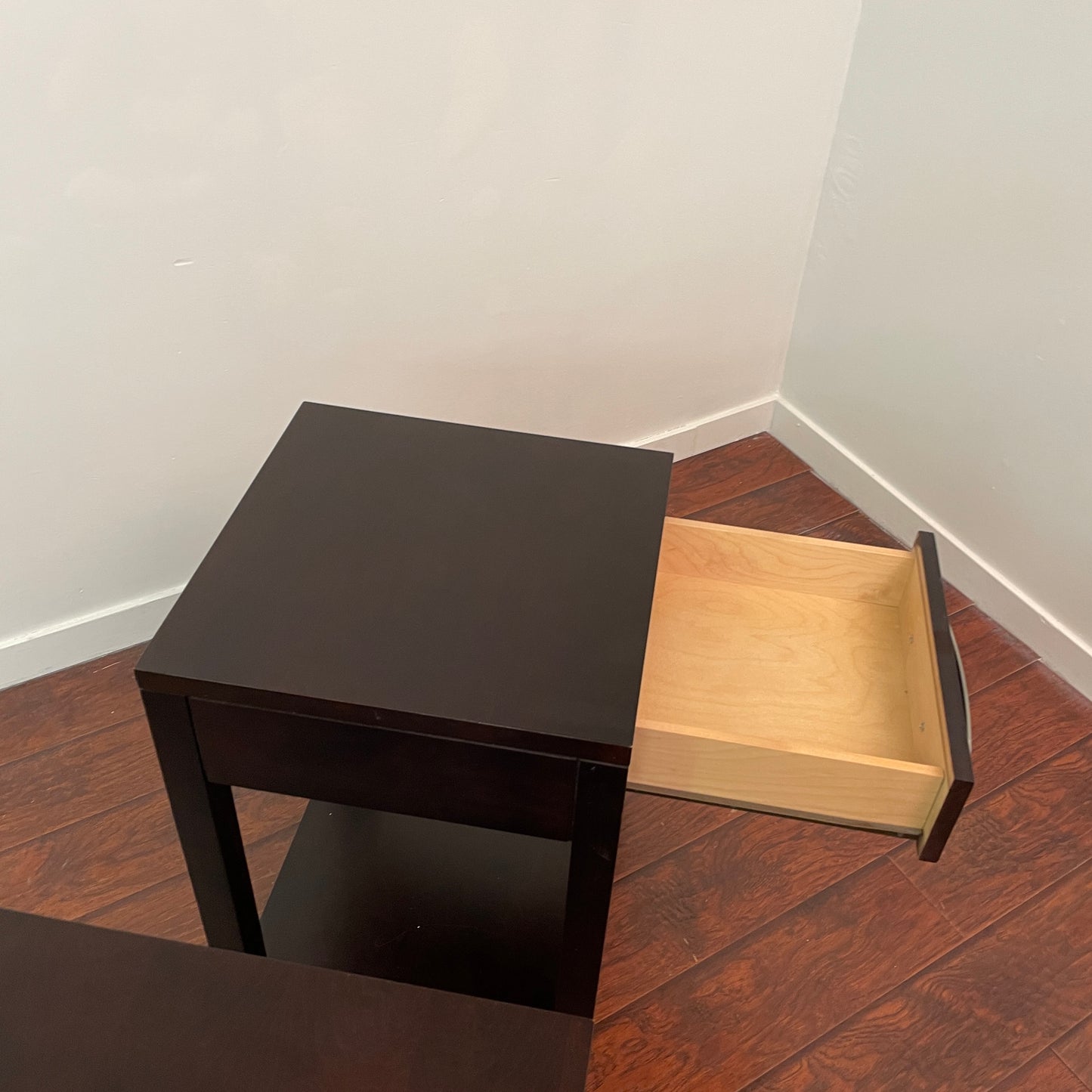 Dark Brown Canadian Nightstands (Pair)