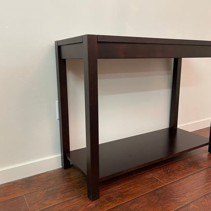 Dark Brown Sofa Table