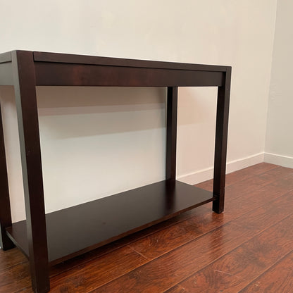 Dark Brown Sofa Table