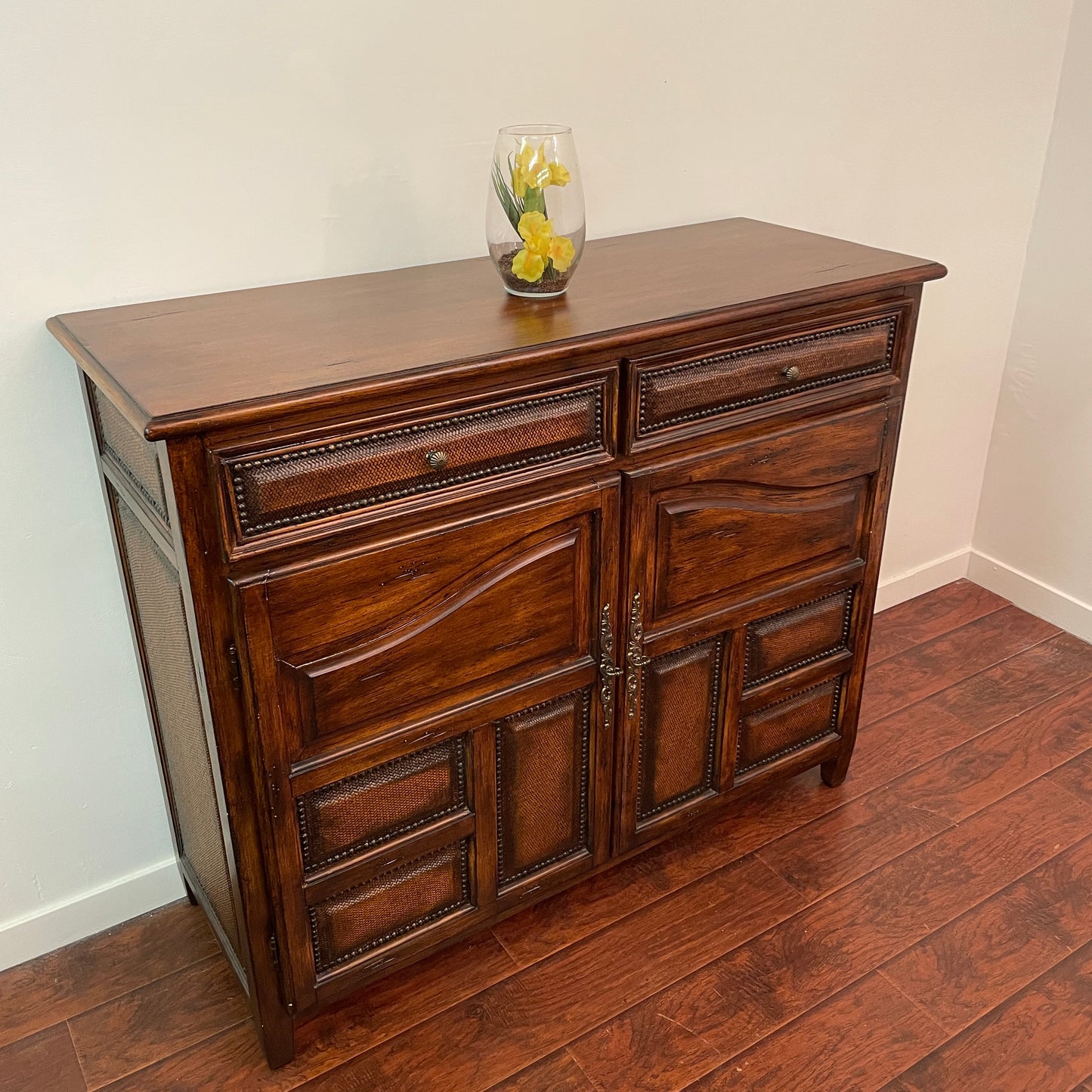 Ratana Sideboard Serving Cabinet w/ Back Tray