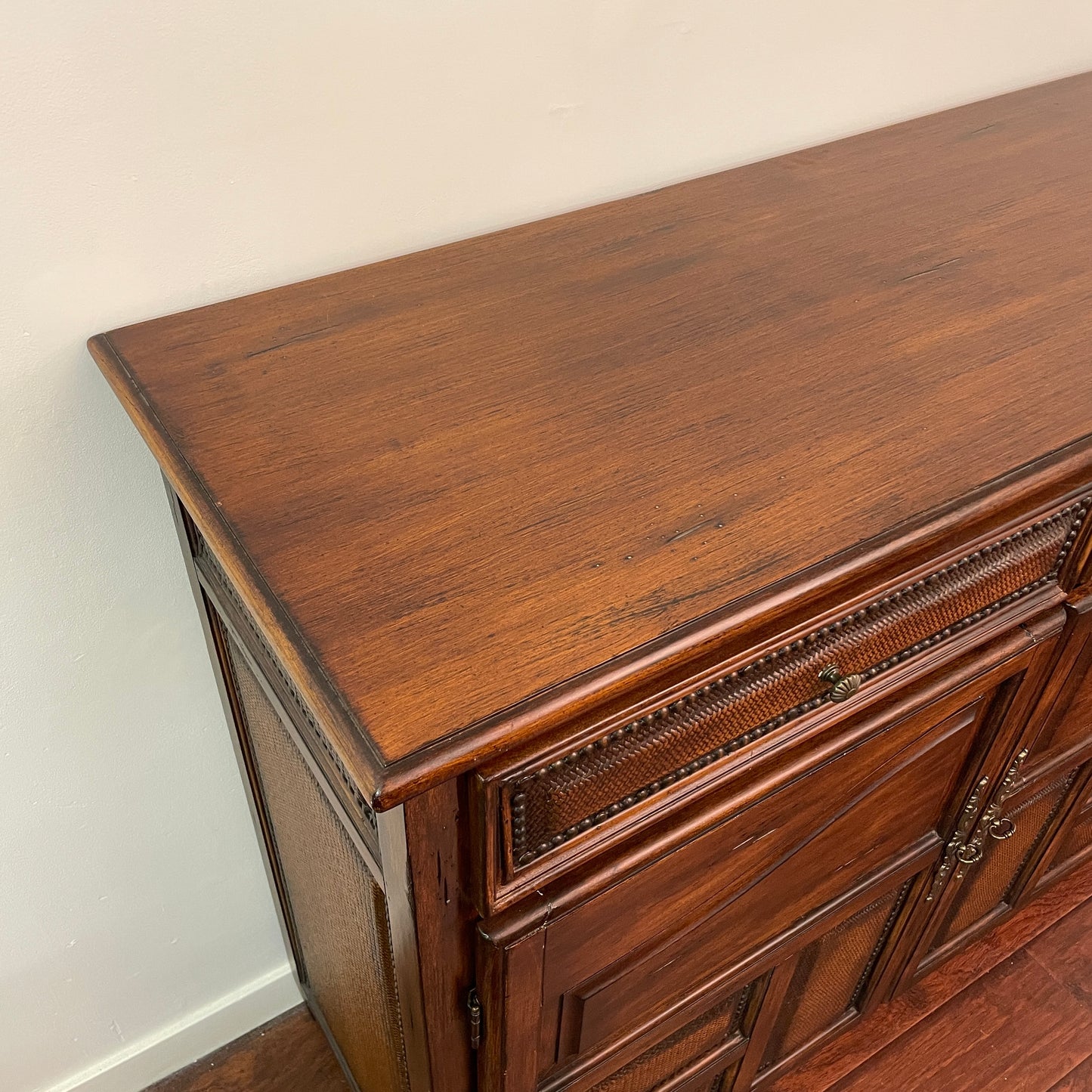 Ratana Sideboard Serving Cabinet w/ Back Tray