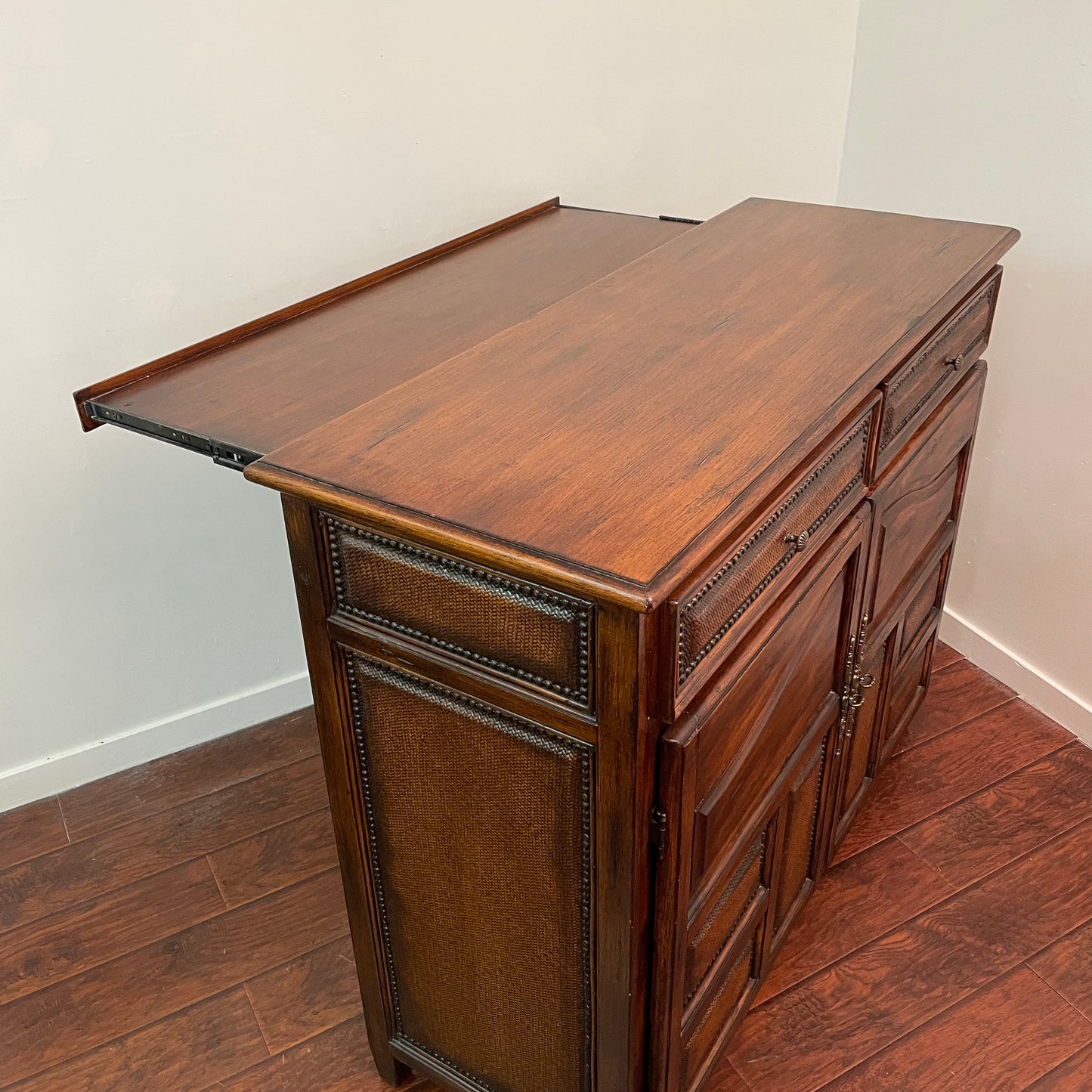 Ratana Sideboard Serving Cabinet w/ Back Tray