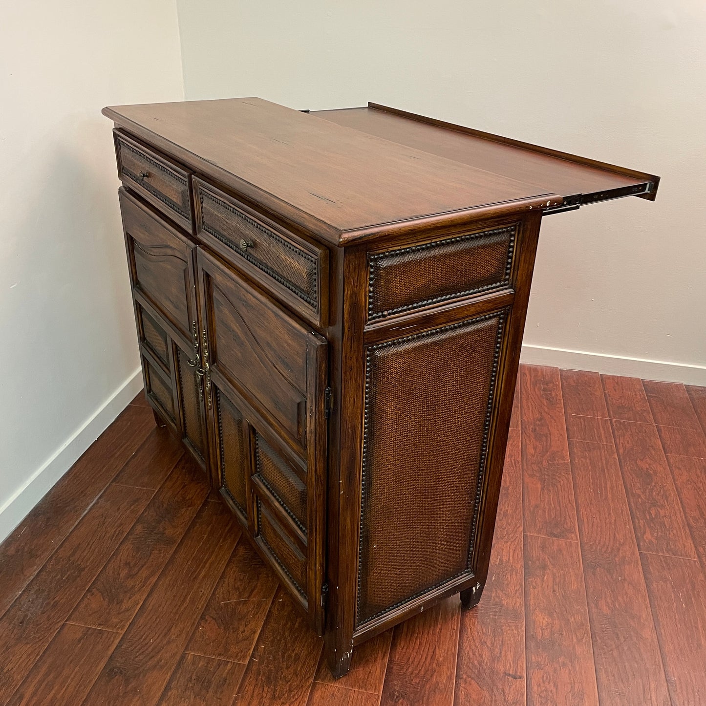 Ratana Sideboard Serving Cabinet w/ Back Tray