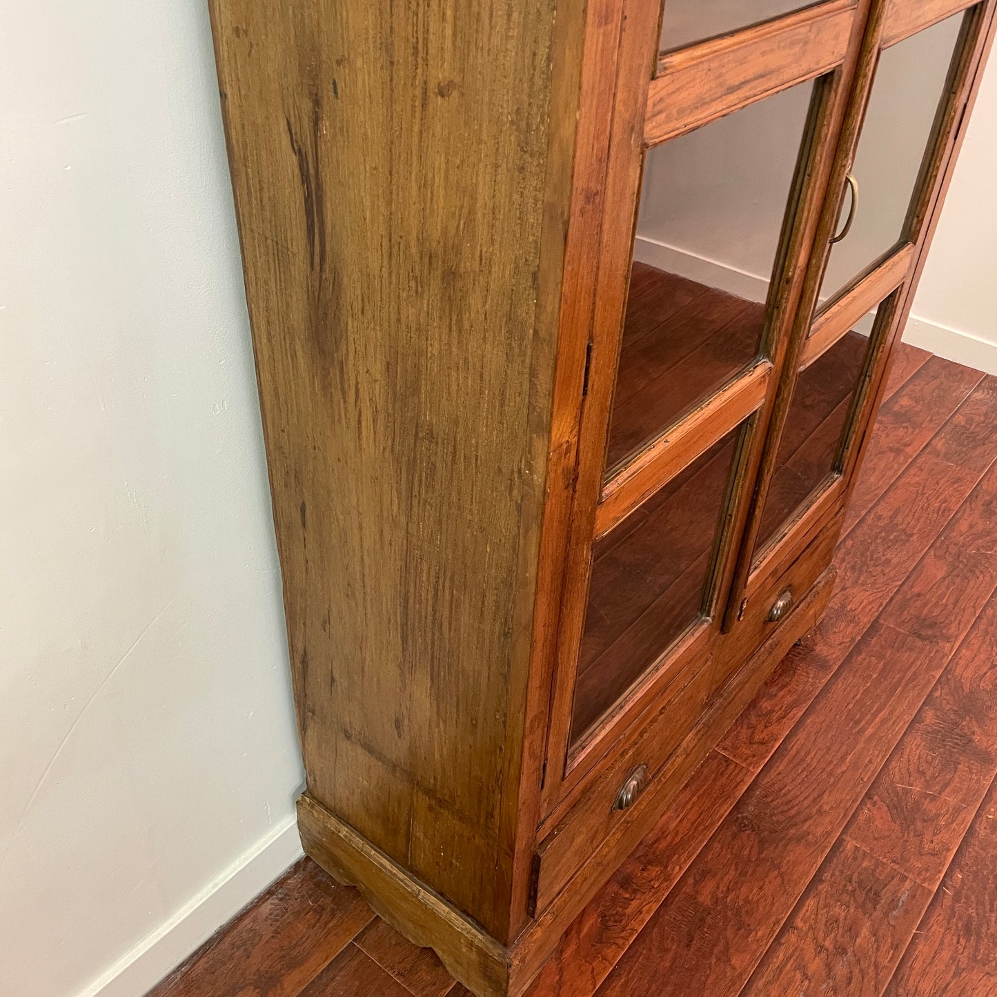 Green Teak Tile Cabinet