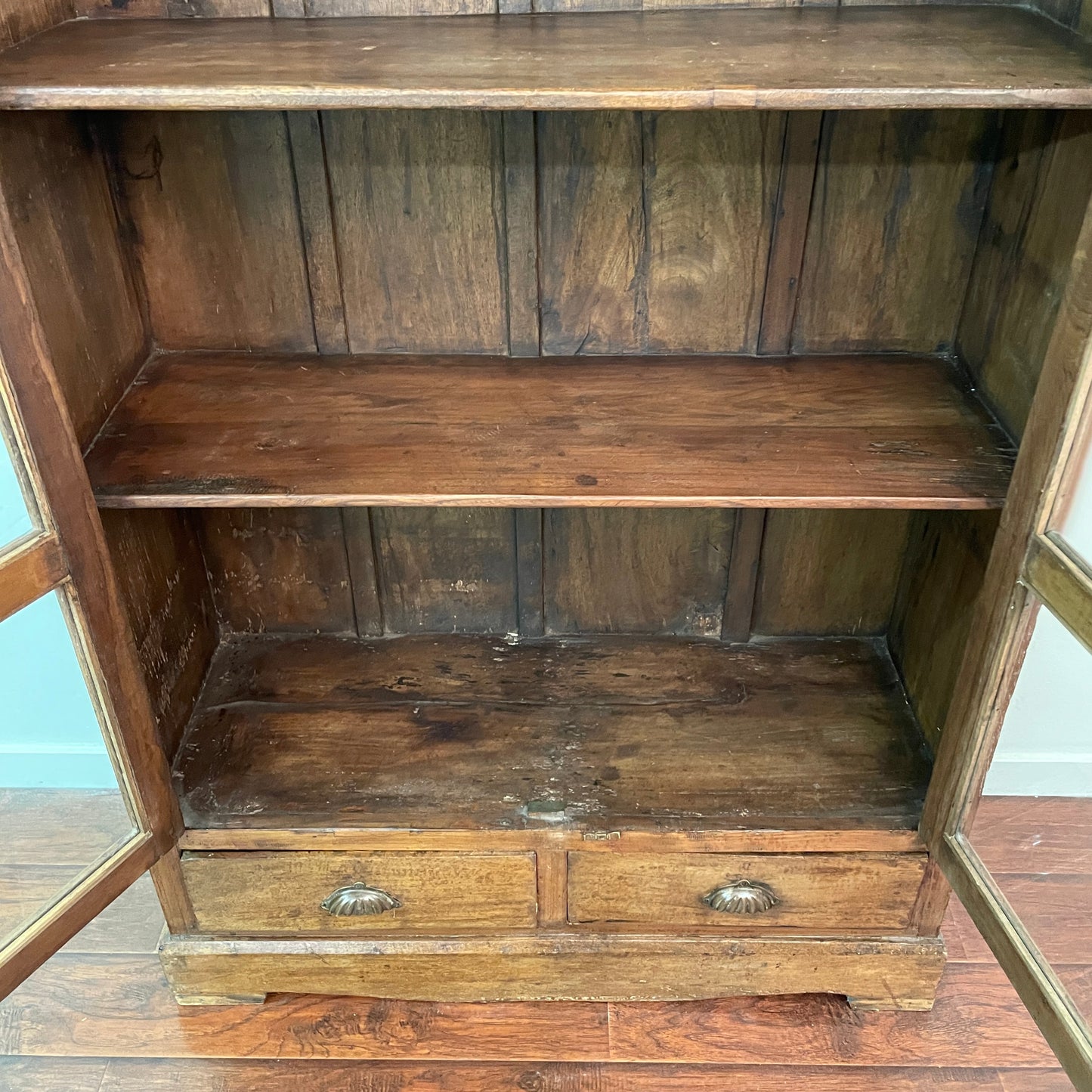 Green Teak Tile Cabinet