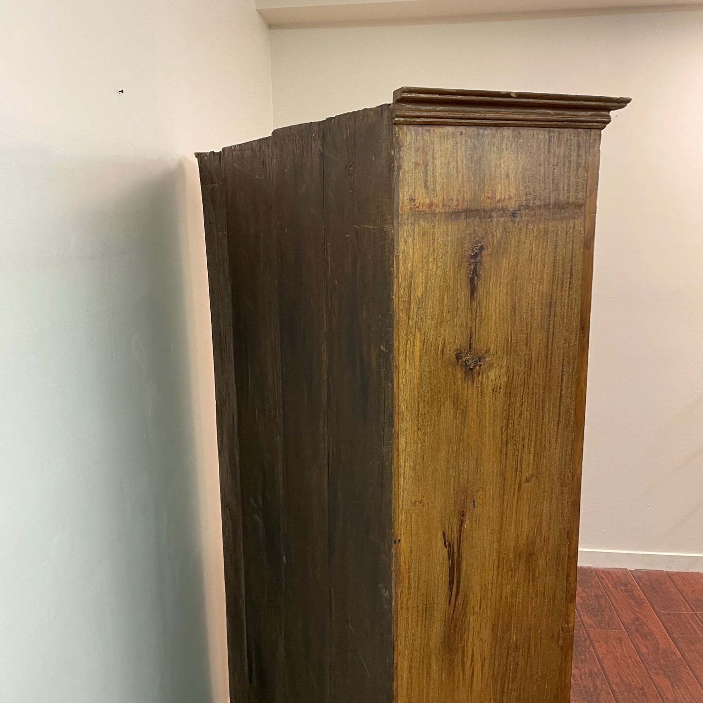 Green Teak Tile Cabinet