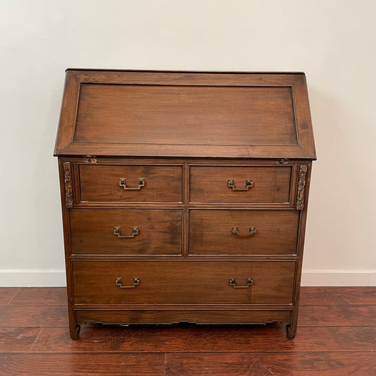 Vintage Ming Dynasty Style Secretary Desk