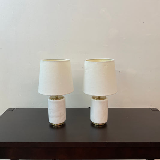 Pasargard Modern Marble Table Lamp (set of 2)