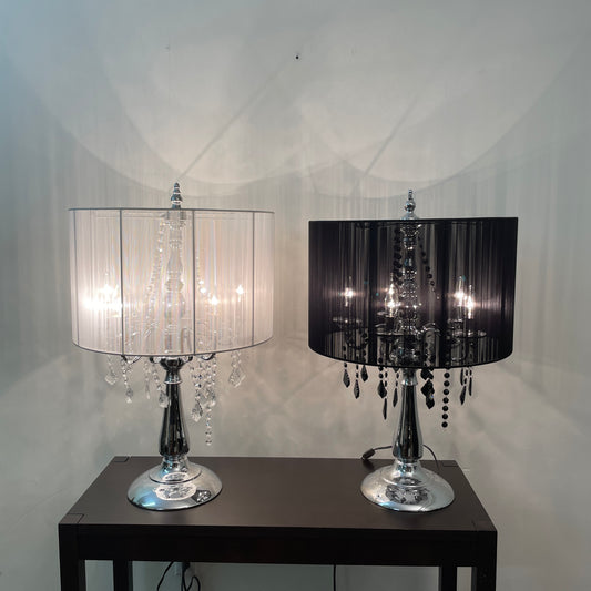 Urban Barn Black and  White Chandelier (set of 2)