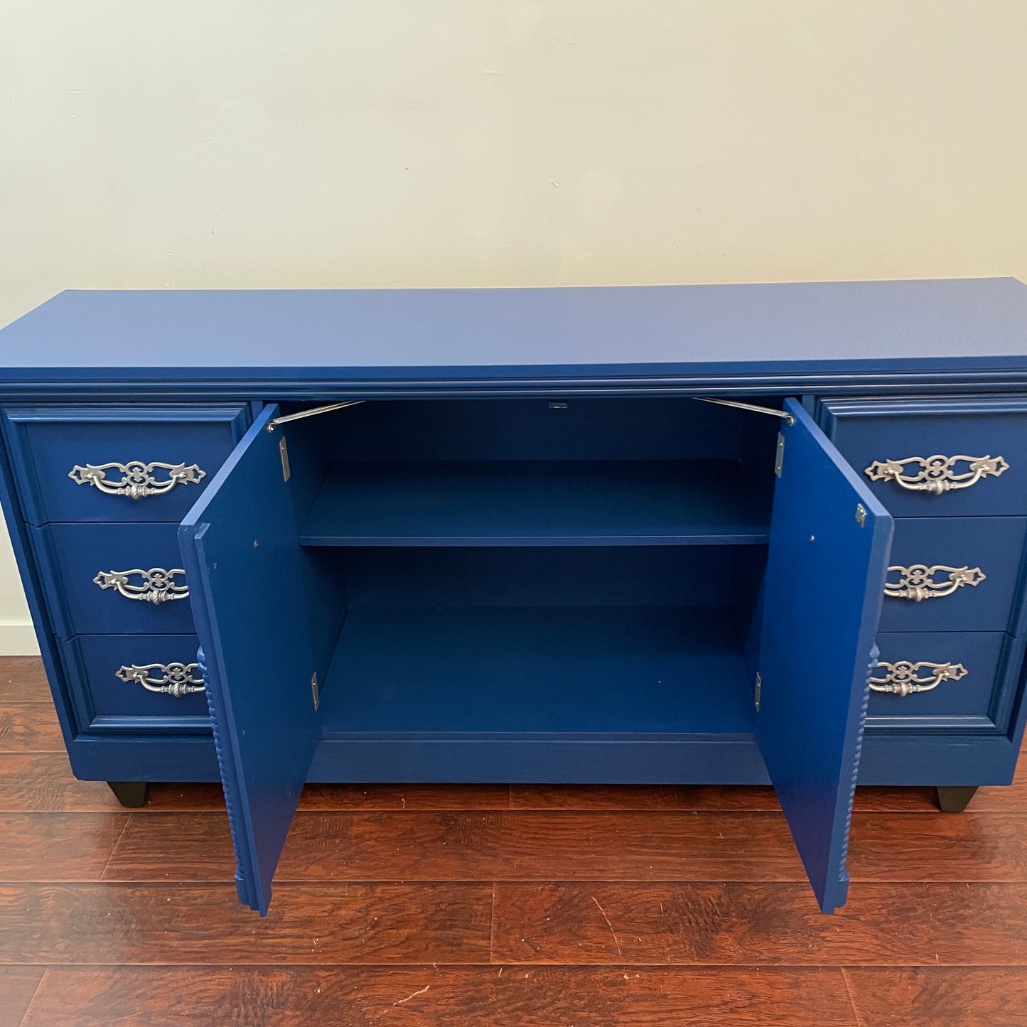 Vintage Blue 6 Drawers Dresser