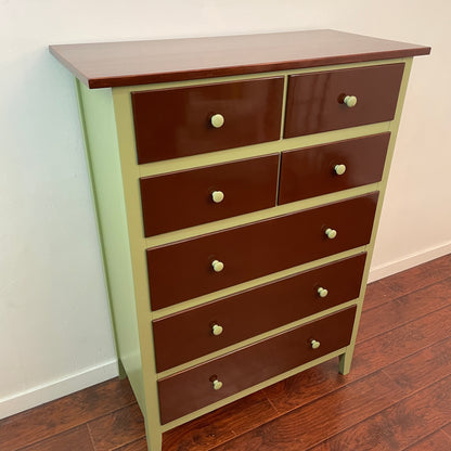 Vintage 7-Drawers Highboy Dresser