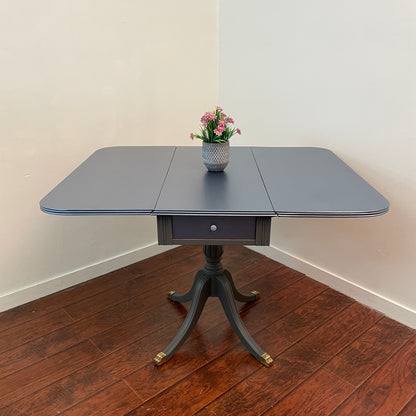 Antique Blue Foldable Dining Table