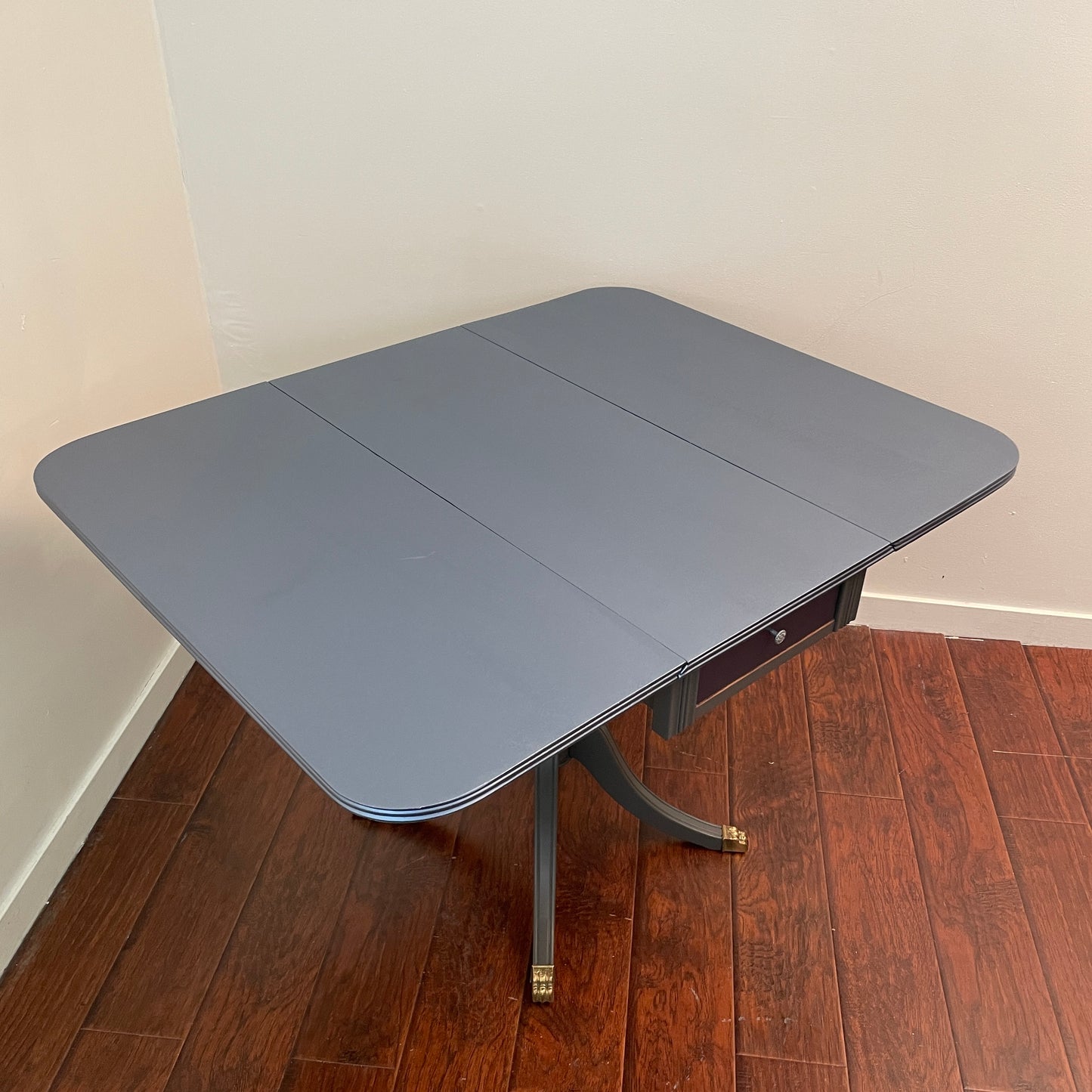 Antique Blue Foldable Dining Table