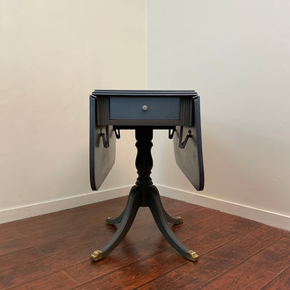 Antique Blue Foldable Dining Table