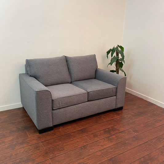 Modern Grey Love Seat