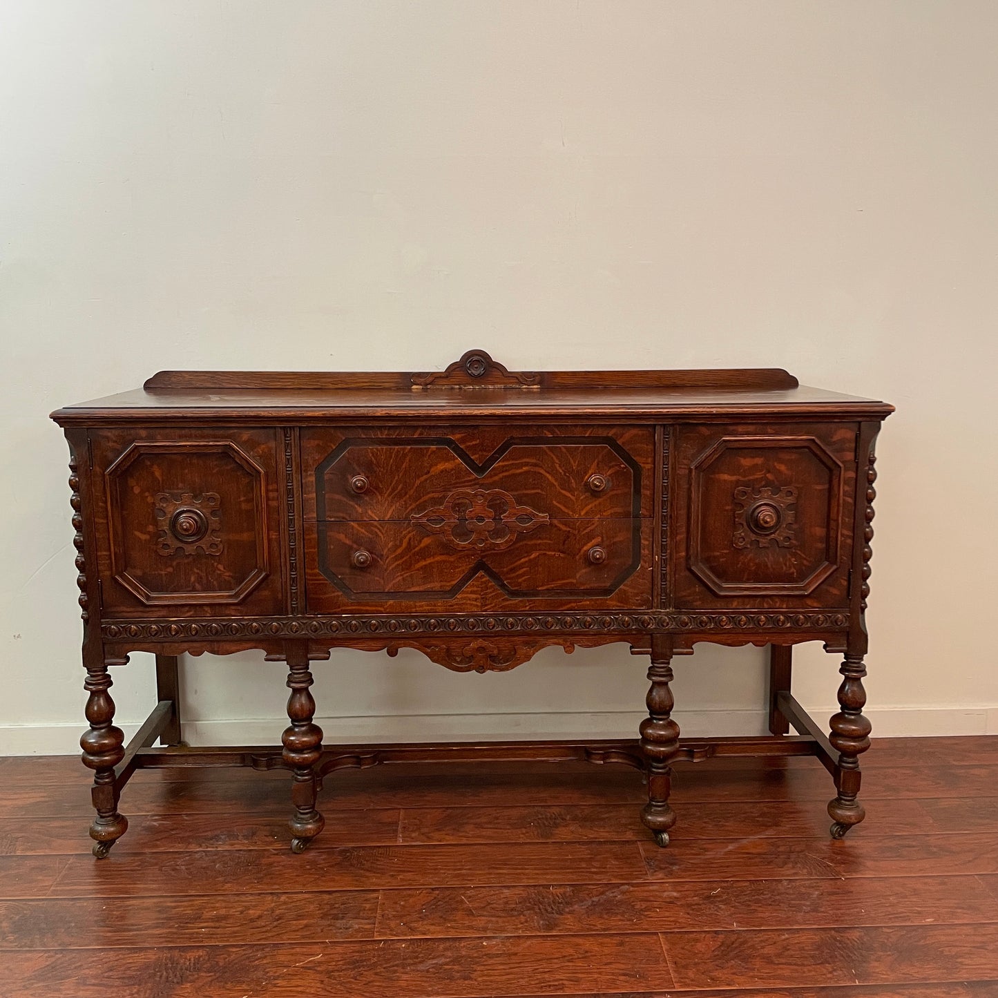 Antique Tiger Oak Sideboard