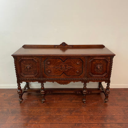 Antique Tiger Oak Sideboard