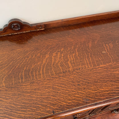 Antique Tiger Oak Sideboard