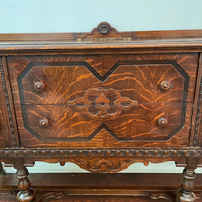 Antique Tiger Oak Sideboard