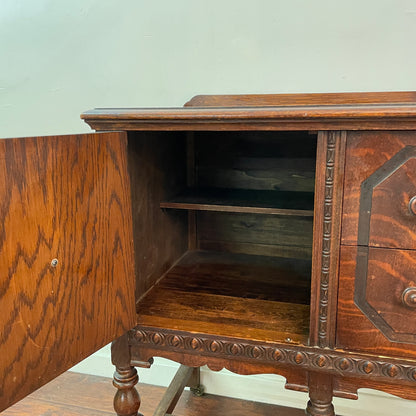 Antique Tiger Oak Sideboard