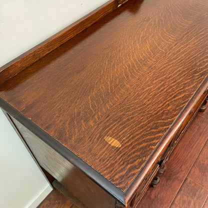 Antique Tiger Oak Sideboard