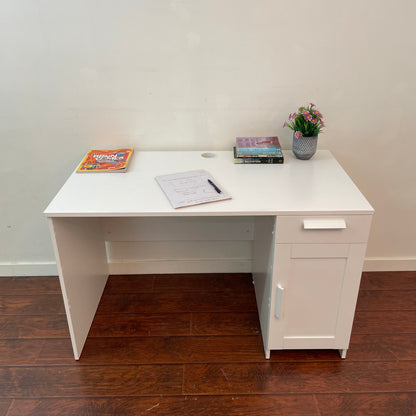 White IKEA Brimnes Desk