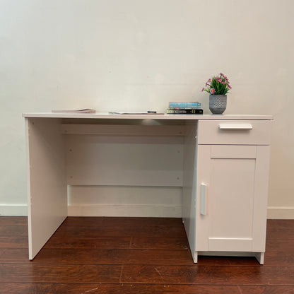 White IKEA Brimnes Desk