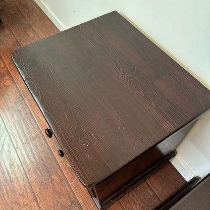 Pine Dark Nightstands (pair)
