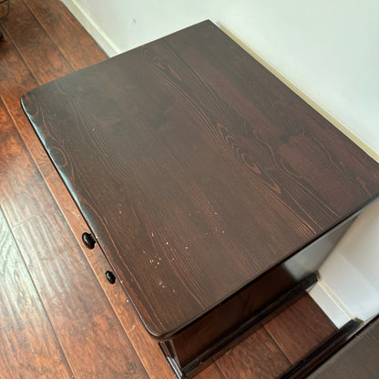 Pine Dark Nightstands (pair)