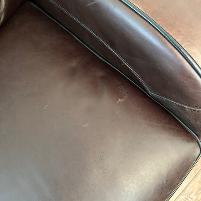 Genuine Leather Recliner Couch