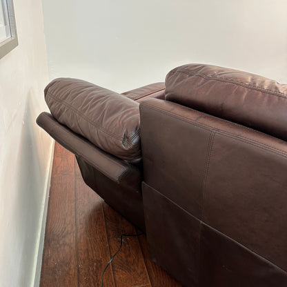 Genuine Leather Recliner Couch
