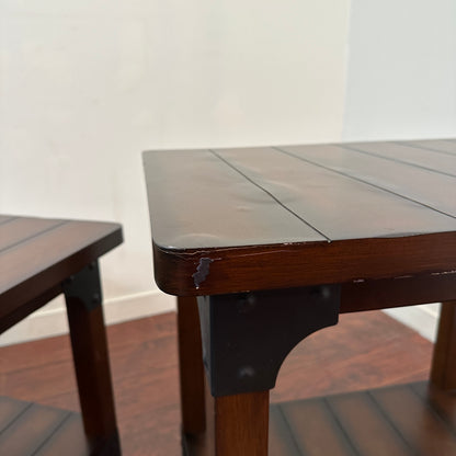 Wellington Coffee Table with 2 Side Table - Dark Walnut