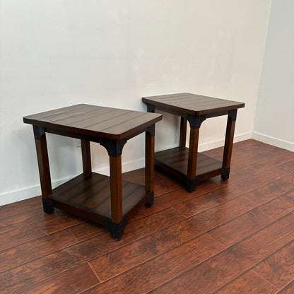 Wellington Side Table - Dark Walnut (set of 2)