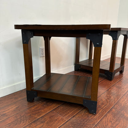 Wellington Side Table - Dark Walnut (set of 2)